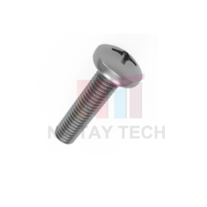 8-32 x 1 1/4" Zinc-Plated Steel Pan Head Phillips Screw