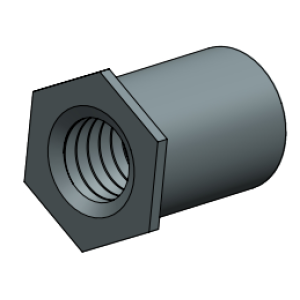 Tán Trụ Tự Dính Xuyên Inox 303 SOS-M3-12